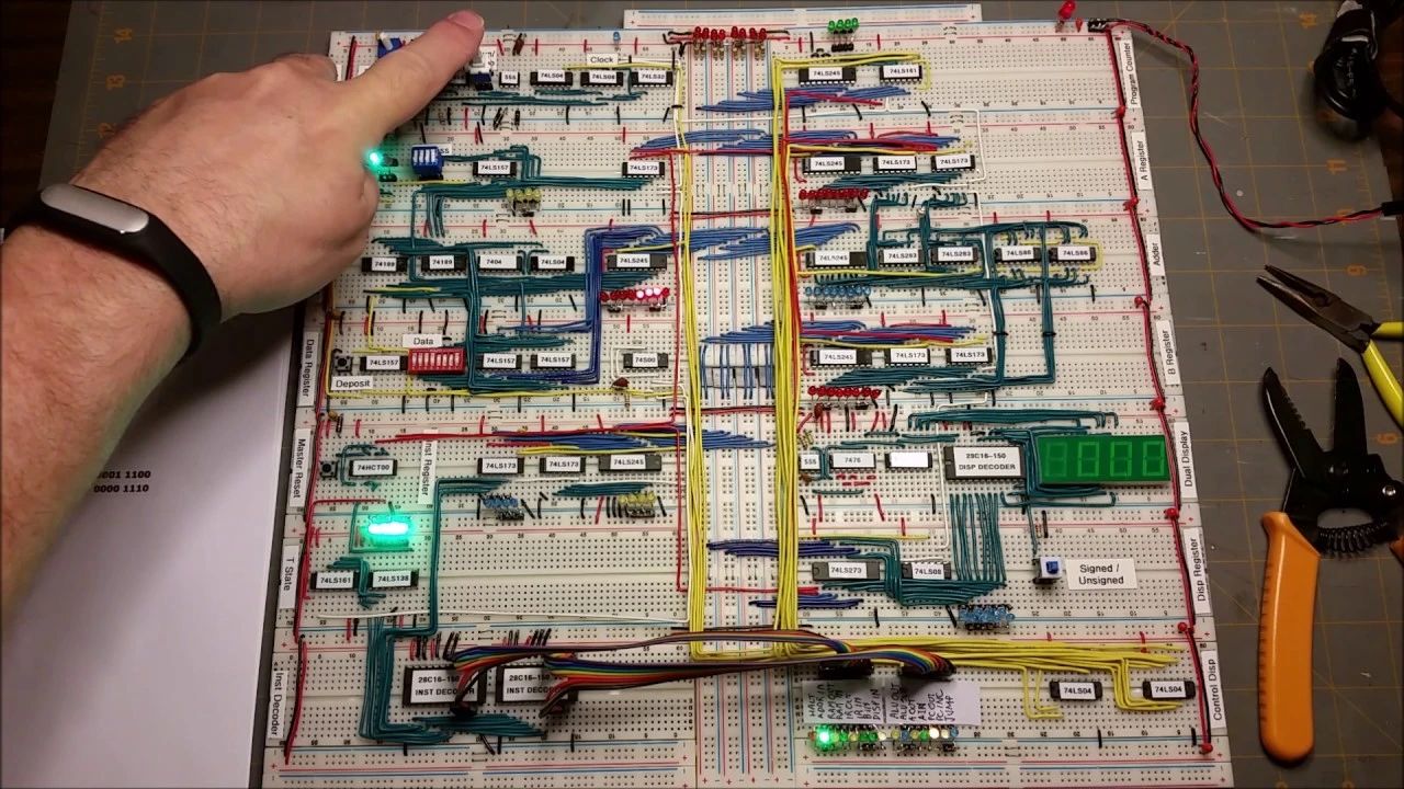 breadboard circuit - https://www.youtube.com/watch?v=MCXfZwwQ5fY